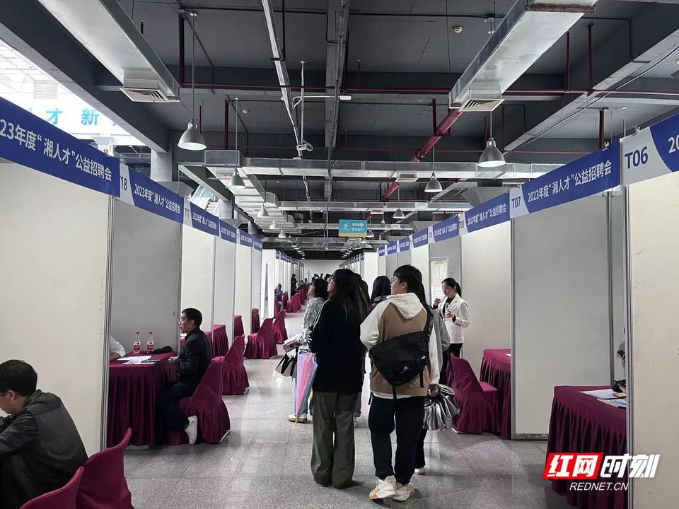 湖南省产业人才专场招聘会，141人达成初步就业意向.jpg