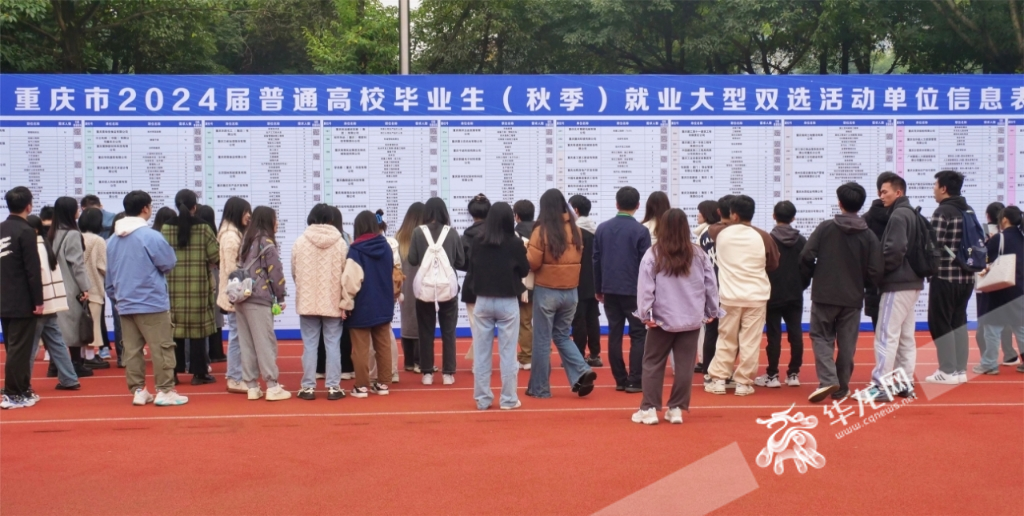 重庆高校秋招双选会 400家单位提供近1.1万个岗位2.png