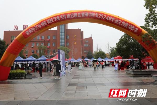 邵阳市民族地区高校毕业生专场招聘会暨湘中幼专2024年毕业生供需见面会举行.jpeg