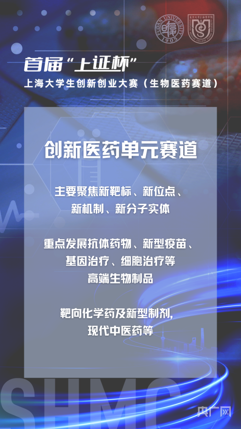开辟生物医药新赛道 首届“上证杯”上海市大学生创新创业大赛拉开帷幕.png